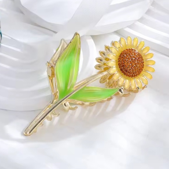 Sunflower Metal Hair Claws main image 14